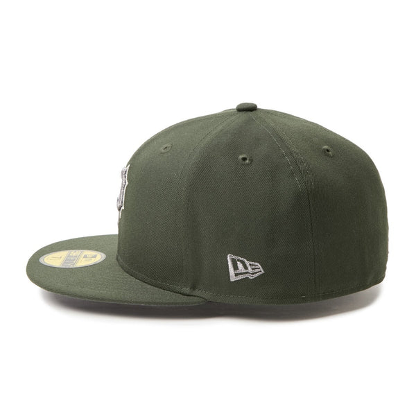NEW ERA ( ニューエラ ) 59FIFTY MLB Metallic Pewter ピッツバーグ・パイレーツ ダークシーウィード 帽子 キャップ 日よけ アウトドア キャンプ レジャー おしゃれ 野球帽 メンズ レディース ユニセックス 15137346
