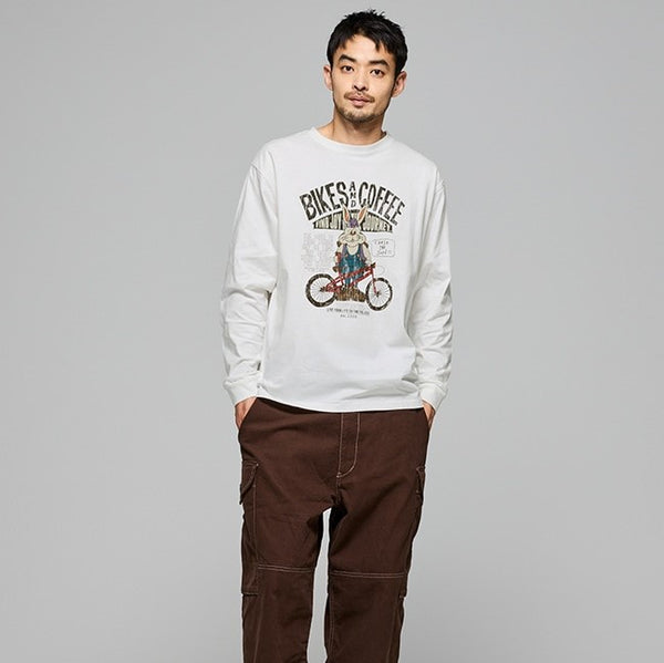 KRIFF MAYER ( クリフメイヤー ) クリフラビットロンT ( 自転車 ) 2517806 | シャツ | ウェア | Tシャツ | 長袖 | 秋服 | 冬服 | メンズ | レディース | ユニセックス | 綿 | プリントT | くりふめいやー | オシャレ