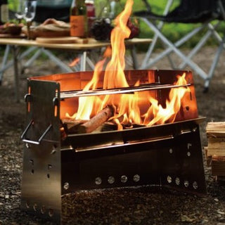 UNIFLAME ( ユニフレーム ) 薪グリル II 焚火 | 焚火台 | キャンプ | アウトドア | 料理 | 大きめ | ファミリーキャンプ