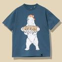 go slow caravan ( ゴースローキャラバン ) USA/C 餃子クマ TEE | MENS | WOMENS | シャツ | Tシャツ | ウェア | トップス | 半袖 | プリントT | クマ | 中華 | 可愛い | 341913 | カジュアル