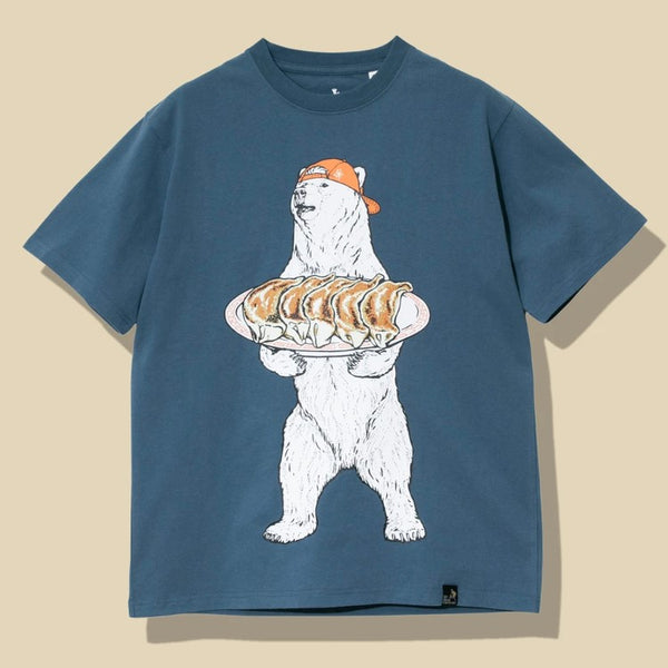go slow caravan ( ゴースローキャラバン ) USA/C 餃子クマ TEE | MENS | WOMENS | シャツ | Tシャツ | ウェア | トップス | 半袖 | プリントT | クマ | 中華 | 可愛い | 341913 | カジュアル