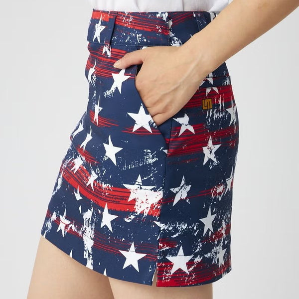 【 SALE 】 LOUDMOUTH ( ラウドマウス ) レディース 柄インナー付きスカート | スカート | ゴルフ | ゴルフウェア | 派手 | 可愛い | UV | ストレッチ | 動きやすい | らうどまうす | 762351