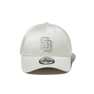 NEW ERA ( ニューエラ ) 9FORTY White Day Rhinestone ラインストーン サンディエゴ・パドレス クローム | 帽子 | キャップ | ユニセックス | クロスストラップ | サイズ調整 | お出かけ | オシャレ | 14908241 | にゅーえら