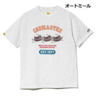 COBMASTER ( コブマスター ) T/C度詰め天竺ベーシックTEE ハンモックベアー | MENS | メンズ | 半袖 | 春夏 | Tシャツ | フロントプリント | プリントT | オシャレ | カジュアル | シンプル | お出かけ | アウトドア | 451903 | こぶますたー