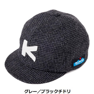 KAVU ( カブー ) ツイードベースボールキャップ | 帽子 | キャップ | 日よけ | ウール素材 | オシャレ | 千鳥 | ベースボールキャップ | 定番 | かぶー
