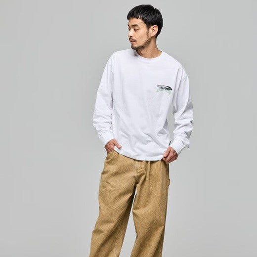 KRIFF MAYER ( クリフメイヤー ) クリフメイヤー 外遊びプリントロンT 古代魚 ロンT 長袖Tシャツ 長袖Tシャツ メンズ メンズロンT プリントTシャツ カジュアルTシャツ アメカジ アメカジTシャツ アウトドアウェア アウトドアTシャツ 外遊び