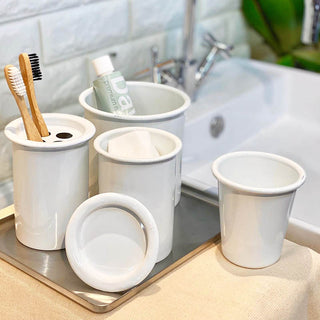 DULTON ( ダルトン ) ENAMELED TUMBLER エナメル タンブラー | 琺瑯 | ホーロー | シンプル | 清潔感 | 生活感が出ない | 洗面所 | だるとん | H19-0093 | コップ