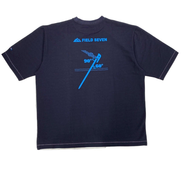 LITTLE RISE × FIELD SEVEN ( リトルライズ × フィールドセブン ) ぺぐT | 半袖 | Tシャツ | バックプリント | アウトドア | キャンプ | お洒落 | トップス | アパレル | ペグ | オリジナル