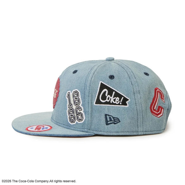 NEW ERA ( ニューエラ ) 9FIFTY Coca-Cola コカ･コーラ コカコーラ ウォッシュドデニム デニムキャップ 9FIFTYキャップ ベースボールキャップ キャップ 帽子 メンズキャップ レディースキャップ ユニセックス キャップ コカコーラキャップ Coca-Colaキャップ 15154801