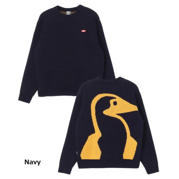 CHUMS ( チャムス ) ビッグブービーニットクルートップ | ニット | セーター | トップス | ロゴ | ブービーバード | 柔らかい | チクチクしにくい | 冬服 | 秋服 | オシャレ | アウトドア | お出かけ | レジャー | CH02-1247 | ちゃむす