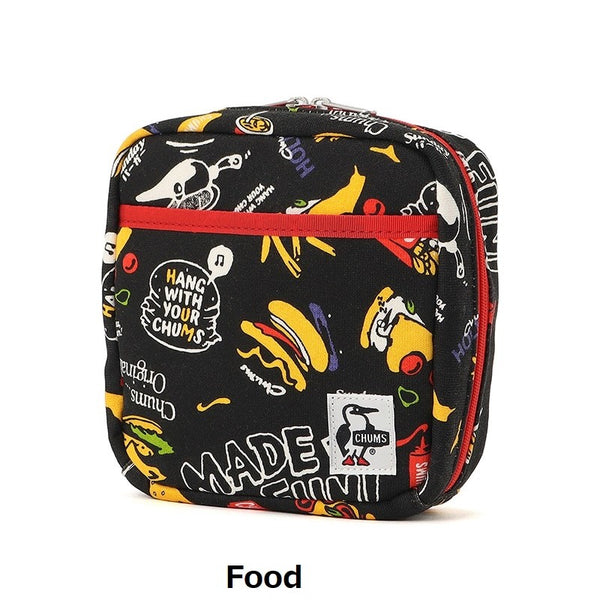 CHUMS ( チャムス ) スクエアスタンドポーチスウェットポーチ | ポーチ | ケース | 内ポケット | スクエア型 | 自立 | アウトドア | 旅行 | キャンプ | レジャー | 持ち運び | 撥水 | CH60-4009 | ちゃむす