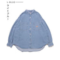 KRIFF MAYER ( クリフメイヤー ) カットオフバンドカラーデニムシャツ | LADYS | W2535118 | レディース | シャツ | 長袖 | 綿100% | デニム | 着回し | お出かけ | ウェア | デニムシャツ | くりふめいやー | 春服 | カジュアル