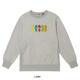 NANGA ( ナンガ ) ECO HYBRID SWEATSHIRT ( SB PT ) エコハイブリッド スウェットシャツ スリーピングバッグプリント | スウェットシャツ | シャツ | 長袖シャツ | 裏毛 | 長袖 | トップス | ウェア | アパレル