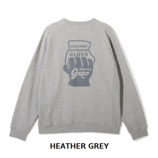 GRIP SWANY ( グリップスワニー ) 【 GSMCT-133 】 GS AZUMA CREW NECK | シャツ | Tシャツ | バックプリント | 長袖 | アパレル | コットン100% | 裏毛 | ロゴ | シンプル | オシャレ | ぐりっぷすわにー