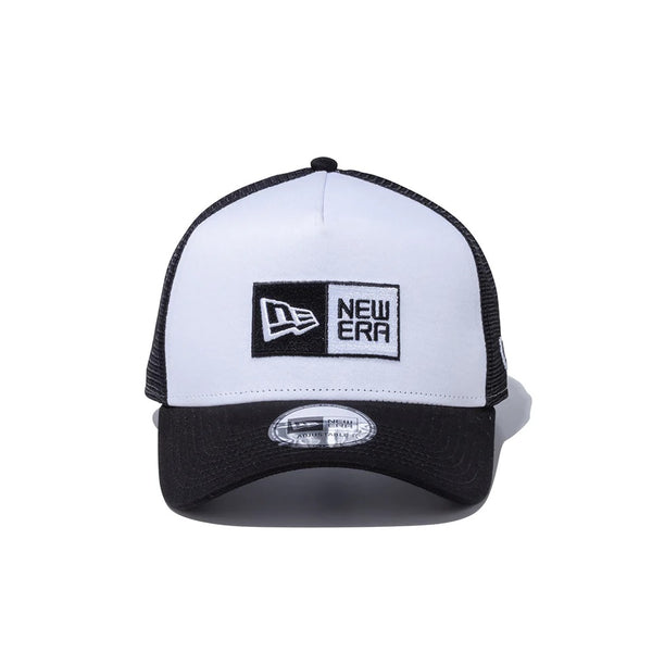 NEW ERA ( ニューエラ ) 9FORTY A-Frame トラッカー ボックスロゴ | シンプル | メッシュ | 帽子 | キャップ | 日よけ | 定番 | サイズ調整 | アウトドア | キャンプ | レジャー | 14525001 | 14524999 | にゅーえら