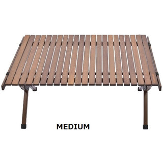 【 SALE 】 peace park ( ピースパーク ) フォールディングウッドテーブル | ラージ | ミディアム | スモール | ブラウン | キャンプテーブル | テーブル | 大きめ | 木製 | ウッドテーブル | 天然木 | ファミリーキャンプ | シンプル