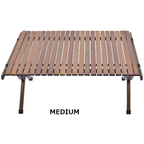 【 SALE 】 peace park ( ピースパーク ) フォールディングウッドテーブル | ラージ | ミディアム | スモール | ブラウン | キャンプテーブル | テーブル | 大きめ | 木製 | ウッドテーブル | 天然木 | ファミリーキャンプ | シンプル