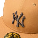 NEW ERA ( ニューエラ ) 59FIFTY MLB Duck Canvas ニューヨークヤンキース ライトブロンズ ヤンキースキャップ MLBキャップ ベースボールキャップ 帽子 メンズ レディース キャップ 14745156