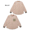 KRIFF MAYER ( クリフメイヤー ) 袖リブハッピーシャツ | MENS | 2536301 | 長袖シャツ | 長袖 | ウェア | メンズ | 春 | ストライプ | チェック | トップス | インナー | アウトドア | お出かけ | 胸ポケット | くりふめいやー | カジュアル