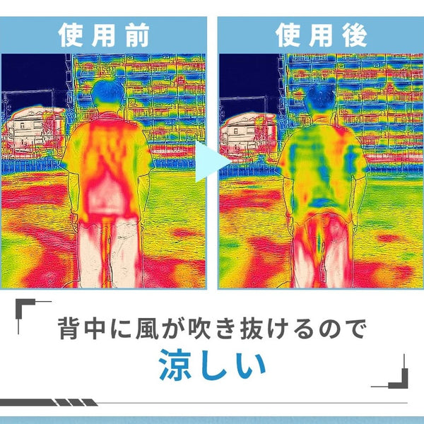 WAQ ( ワック ) FIELD WAIST FAN ウエストファン | 腰掛け扇風機 | 冷却プレート付き | 3WAY | ハンディファン | アウトドア | キャンプ | 暑さ対策 | 外作業 | ハンズフリー | 夏 | 涼しい | フェス | 通勤 | 通学 | わっく