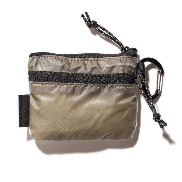 COBMASTER ( コブマスター ) COB CR FLAT POUCH ポーチ | 撥水 | シンプル | コンパクト | 2ポケット | コインケース | 財布 | ミニ | 軽量 | ナイロン | アウトドア | フェス | 旅行 | キャンプ | 登山