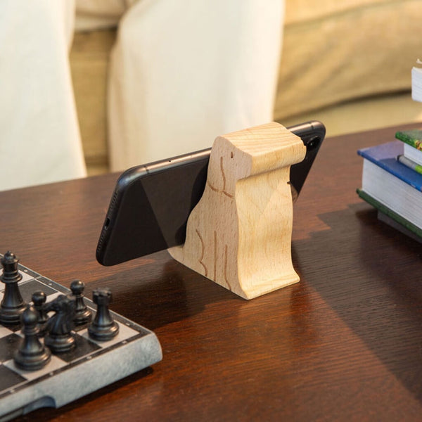 KIKKERLAND ( キッカーランド ) Dog Phone Stand KIKKERLAND ドッグ フォン スタンド | 犬モチーフ | スマートフォンスタンド | スマホスタンド | 可愛い | イヌ | 木製 | 縦置き | 横置き | KUS253 | きっか－らんど