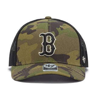'47 ( フォーティーセブン ) '47 トラッカー ボストン・レッドソックス MLB CAMO ウッドランドカモ | 帽子 | キャップ | 日よけ | アウトドア | キャンプ | レジャー | サイズ調整 | 野球帽 | 14920291 | ふぉーてぃーせぶん