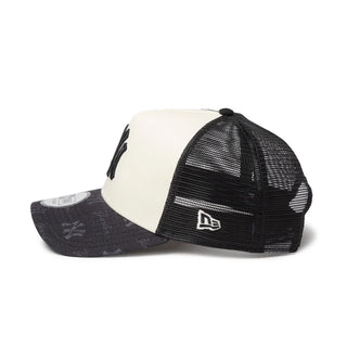 NEW ERA ( ニューエラ ) 9FORTY A-Frame トラッカー MLB Jacquard ニューヨーク・ヤンキース ブラック | 帽子 | キャップ | サイズ調整 | 日よけ | アウトドア | キャンプ | レジャー | ジャカード | メッシュ | ユニセックス | 14744896 | にゅーえら