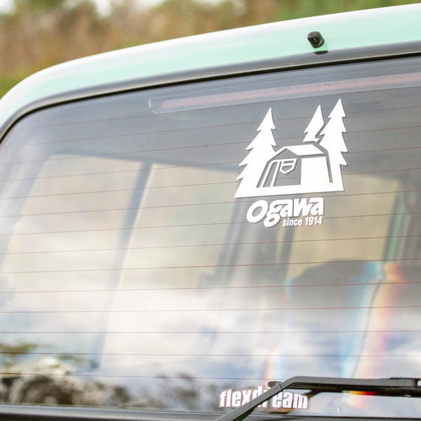 Ogawa ( オガワ ) ogawa カッティングステッカー | Sサイズ | Lサイズ | ブラック | ホワイト | アウトドア | キャンプ | 車 | 貼る | ロゴ | 転写式 | おがわ