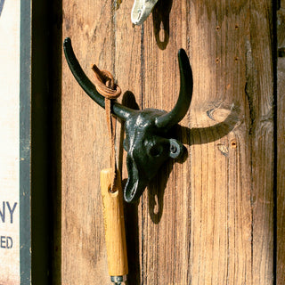 DULTON ( ダルトン ) BULL SKULL HOOK ブル　スカル フック | 雄牛 | アイアン製 | インテリア | かっこいい | 男前 | 実用性 | アンティーク | プレゼント | ギフト | S555-379ABK | だるとん