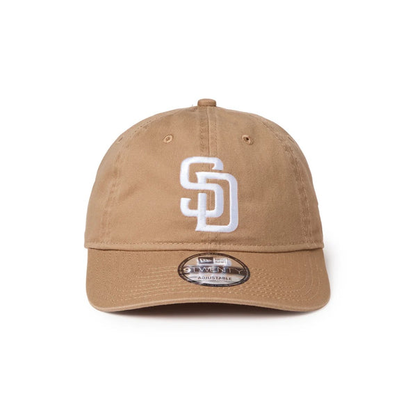 NEW ERA ( ニューエラ ) 9TWENTY ウォッシュドコットン サンディエゴ・パドレス カーキ/ホワイト | 帽子 | キャップ | 日よけ | アウトドア | キャンプ | レジャー | 定番 | クロスストラップ | ユニセックス | にゅーえら | 14942666