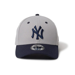 NEW ERA ( ニューエラ ) 9FORTY 2-Tone Woven Label ニューヨーク・ヤンキース グレー ネイビーバイザー | 帽子 | キャップ | 日よけ | 14667828 | にゅーえら | アウトドア | キャンプ | レジャー | お出かけ | オシャレ