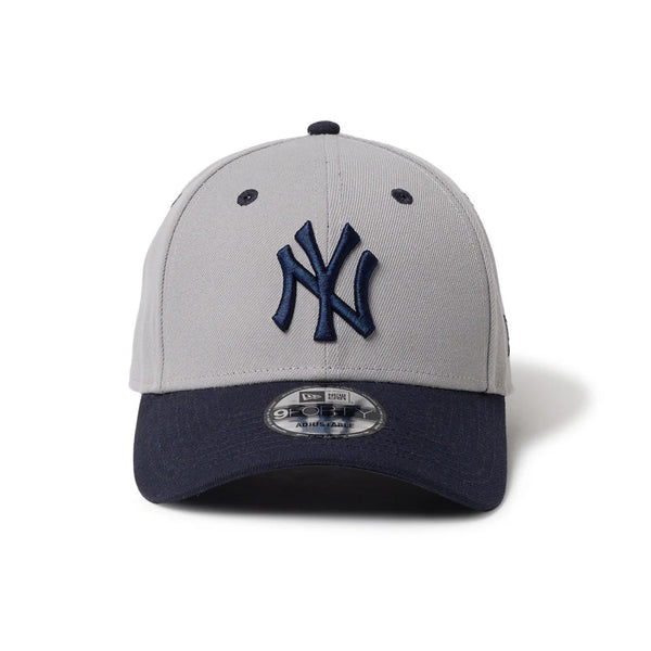 NEW ERA ( ニューエラ ) 9FORTY 2-Tone Woven Label ニューヨーク・ヤンキース グレー ネイビーバイザー | 帽子 | キャップ | 日よけ | 14667828 | にゅーえら | アウトドア | キャンプ | レジャー | お出かけ | オシャレ
