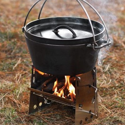 UNIFLAME ( ユニフレーム ) 薪グリルsolo 焚き火台 ソロキャンプ BBQグリル コンパクト 焚火 調理 ステンレス 折りたたみ 軽量 五徳 キャンプ アウトドア