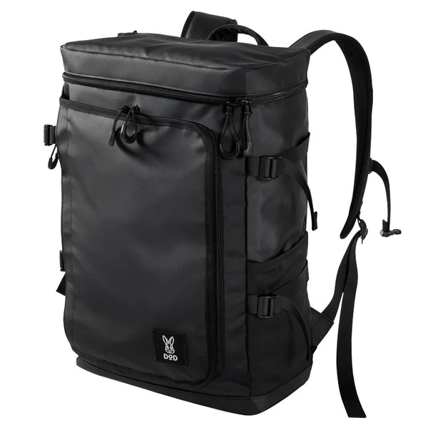 DOD ( ディーオーディー ) ハコピタイト リュックサック バックパック デイパック シンプル PC収納 35L 箱型 撥水 大容量 アウトドア キャンプ 旅行 通勤 通学 レジャー BA138-BK