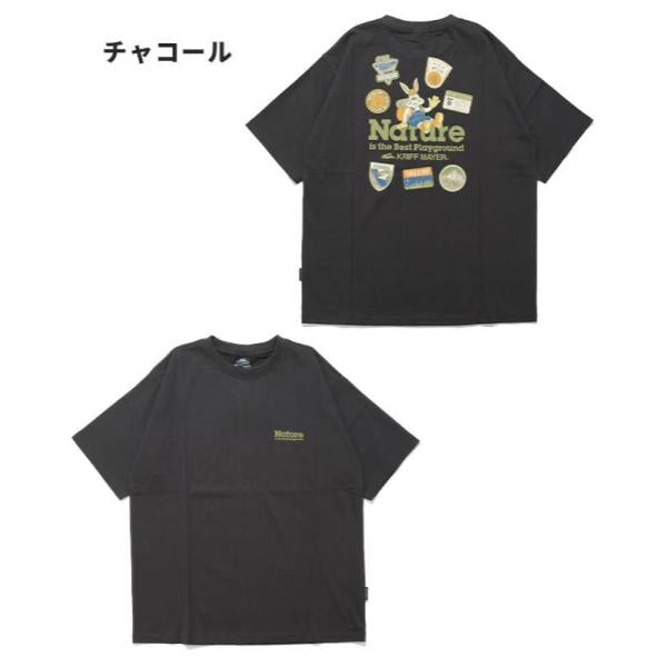 KRIFF MAYER ( クリフメイヤー ) クリフラビット半袖Tシャツ ネイチャー Tシャツ 半袖 メンズ レディース 綿100％ プリントTシャツ うさぎ アニマル カジュアル アウトドア 2556301