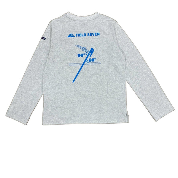 LITTLE RISE × FIELD SEVEN ( リトルライズ × フィールドセブン ) ウィメンズ ぺぐロンT | 長袖 | トップス | Tシャツ | バックプリント | レディース | シンプル | お出かけ | キャンプ | アウトドア