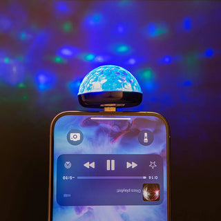 KIKKERLAND ( キッカーランド ) Type C Phone Disco Light TYPE-C フォン ディスコ ライト | パーティー | LEDライト | 光る | カラフル | USB | パーティー | ドライブ | 配信 | プレゼント | ギフト | KUS248 | きっかーらんど