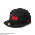 NEW ERA ( ニューエラ ) 59FIFTY Coca-Cola designed by Kosuke Kawamura コカ･コーラ ブラック キャップ 帽子 コラボ コカコーラ メンズ レディース ユニセックス 59FIFTY ストリート カジュアル おしゃれ 15156555
