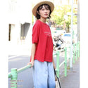 KRIFF MAYER ( クリフメイヤー ) 遮熱刺繍T | LADYS | W2555600 | レディース | 半袖 | 遮熱 | 刺繍 | 接触冷感 | 速乾 | 夏服 | 暑さ対策 | レジャー | お出かけ | アウトドア | キャンプ | くりふめいやー