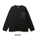 GRIP SWANY ( グリップスワニー ) 【 GSMCT-122 】 GEAR POCKET LS TEE | Tシャツ | ロンT | ロングTシャツ | シンプル | アウトドア | キャンプ | オシャレ | 異素材 | コットン | ぐりっぷすわにー