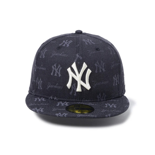 NEW ERA ( ニューエラ ) 59FIFTY MLB Jacquard ニューヨーク・ヤンキース ブラック | 帽子 | キャップ | 日よけ | オシャレ | 可愛い | フラットバイザー | ユニセックス | お出かけ | アウトドア | 14745152 | にゅーえら