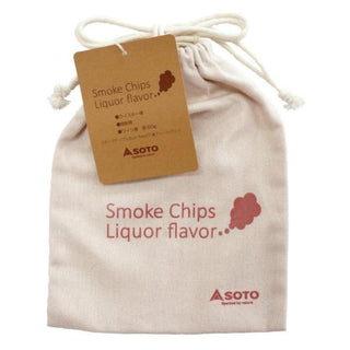 SOTO ( ソト ) スモークチップス Liquor flavor 3種アソートパック | ST-153LF | アウトドア | キャンプ | 薫製 | スモーク | 巾着袋 | 酒樽 | そと