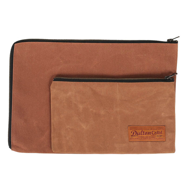 DULTON ( ダルトン ) WAX CANVAS TOOL POUCH ワックス キャンバス ツール ポーチ | Sサイズ | Lサイズ | キャメル | オリーブ | シンプル | コットン100% | ビンテージ感 | T21-0338 | だるとん | 小物入れ | 旅行