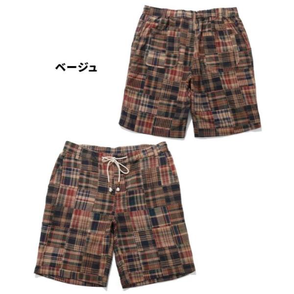 KRIFF MAYER ( クリフメイヤー ) パッチワークショーツ | MENS | 2553103 | メンズ | 綿100％ | ボトムス | ハーフパンツ | 半ズボン | アパレル | ショートパンツ | パッチワーク | くりふめいやー | カジュアル