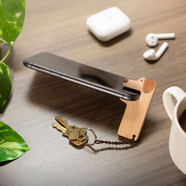 KIKKERLAND ( キッカーランド ) Pup Phone Stand パップ フォン スタンド | 犬 | イヌ | スマホスタンド | 携帯スタンド | 木製 | 木製スタンド | 実用性 | プレゼント | ギフト | KKR106