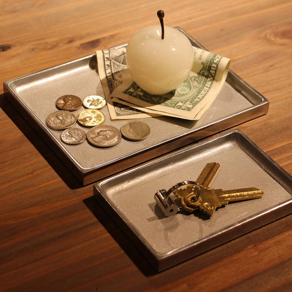 DETAIL ( ディテール ) Aluminium Tray Rectangle アルミニウム トレイ レクタングル | トレー | シンプル | アルミニウムトレイ | 小物入れ | キートレイ | 鍵置き | アクセサリートレー | 3416S | 3416L | でぃてーる