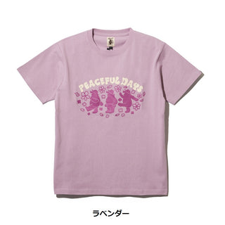 COBMASTER ( コブマスター ) COB PEACEFULDAYS TEE | シャツ | 半袖 | ウェア | トップス | 春夏 | レジャー | 定番 | Tシャツ | 綿100% | プリント | ホワイト | イエロー | ラベンダー | ブルー | 81149000 | カジュアル | こぶますたー