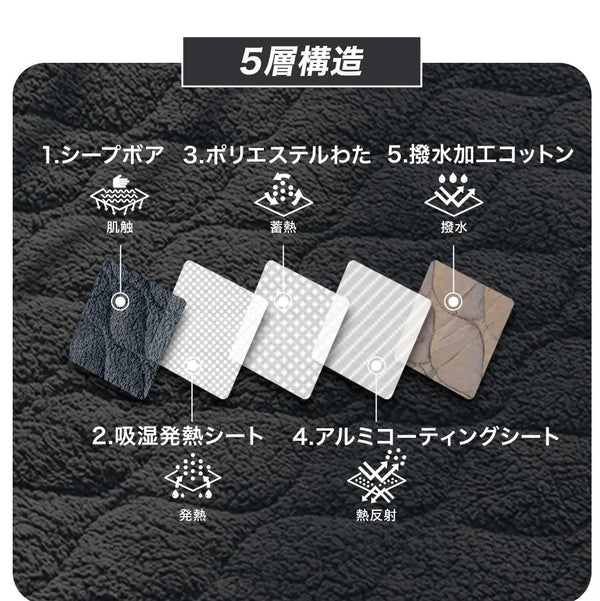 WAQ ( ワック ) Reversible Cot Blanket コット用ブランケット | ワイド | レギュラー | ブランケット | 冬 | 防寒 | リバーシブル | マット | チェア | キャンプ | アウトドア | 冬キャンプ