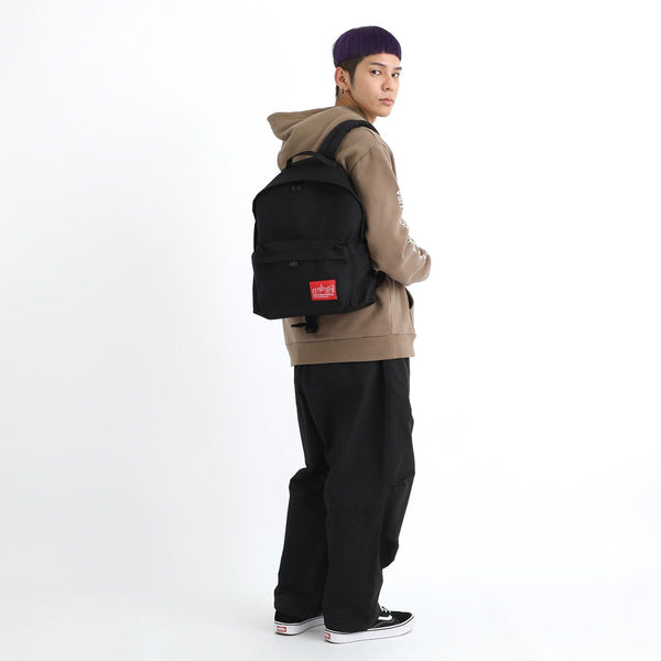 Manhattan Portage ( マンハッタンポーテージ ) Big Apple Backpack バックパック | リュック | リュックサック | バッグ | MP1210 | 15L | ブラック | 黒色 | ダブルジップ | A4サイズ | 通勤 | 通学